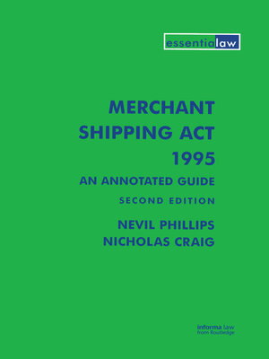 cover image of Merchant Shipping Act 1995